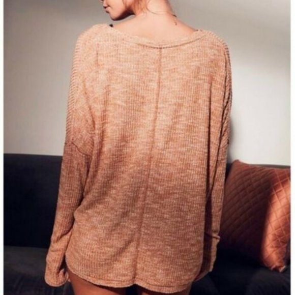 Urban Outfitters Out from Under JoJo thermal button shirt Size S - Picture 11 of 12